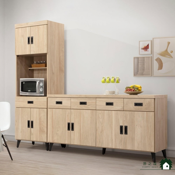 美利亞7.2尺L型餐櫃 (單購)